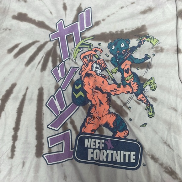 Fortnite by NEFF tie dye medium t shirt - Picture 2 of 5